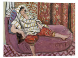 Tableau en PVC Femme sur un divan violet, 1921