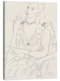 Lærredsbillede Seated Woman, 1942