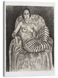 Obraz na płótnie Large Odalisque in Striped Pantaloons, 1925