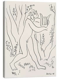 Leinwandbild Orpheus und seine Lyra, 1945