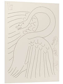 Quadro em PVC A Swan (with etched "Remarques"), 1932