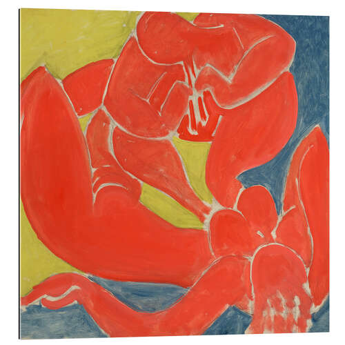 Cuadro de plexi-alu Nymph and red fauna, 1939