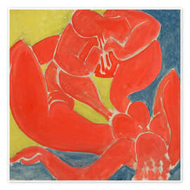 Poster Nymphe et faune rouge, 1939 - Henri Matisse