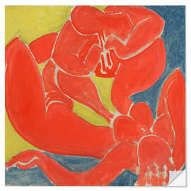 Selvklebende plakat Nymph and red fauna, 1939