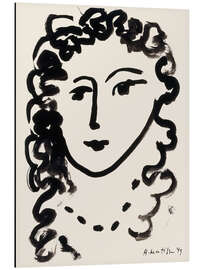 Magnettafel Kopf einer Frau, 1949