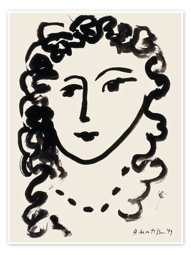 Póster Head of a Woman, 1949