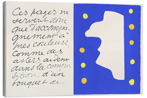 Quadro em tela Monsieur Loyal, Jazz, 1947
