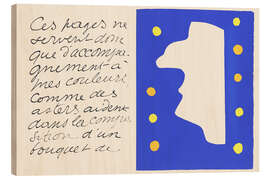 Print på træ Monsieur Loyal, Jazz, 1947