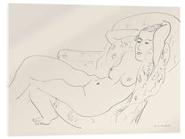 Acrylglasbild Weiblicher Akt, Arme erhoben, 1931 - Henri Matisse