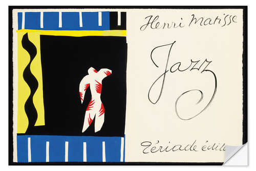 Sisustustarra The Clown and Title Page, Jazz, 1947