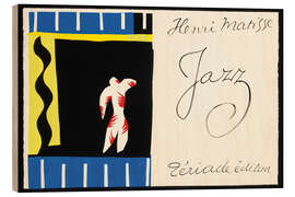 Print på træ The Clown and Title Page, Jazz, 1947