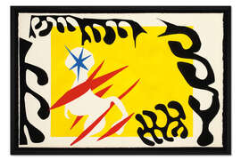 Gerahmter Kunstdruck Jazz, Teriade, Paris, 1947