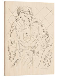 Wood print Oriental with three-leaf cross, 1929 - Henri Matisse