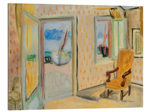 Tableau en plexi-alu Vue intérieure, porte ouverte, c920
