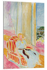 Quadro em plexi-alumínio Girl in a white dress, sitting at the window, 1942