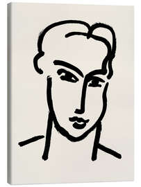 Canvas print Large Head, Katia, 1951