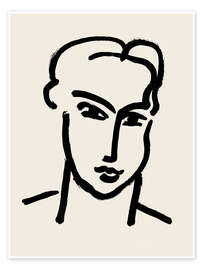 Poster Large Head, Katia, 1951