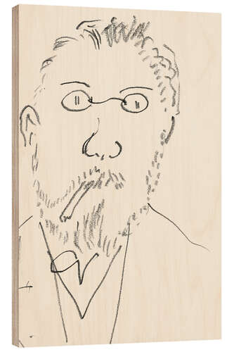 Puutaulu Self-portrait, 1920