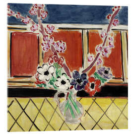 Obraz na szkle akrylowym Anemones and Peach Blossoms, 1944 - Henri Matisse