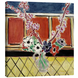 Canvas print Anemones and Peach Blossoms, 1944 - Henri Matisse