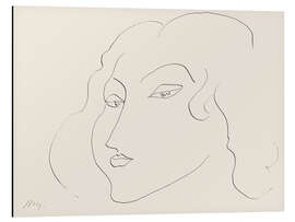 Magnettafel Frauenkopf