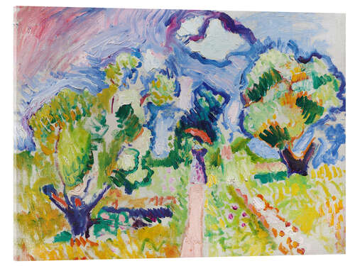Acrylglasbild Promenade des Oliviers, 1905