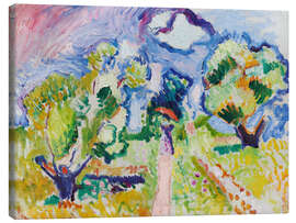 Leinwandbild Promenade des Oliviers, 1905 - Henri Matisse