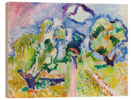 Wood print Promenade des Oliviers, 1905 - Henri Matisse