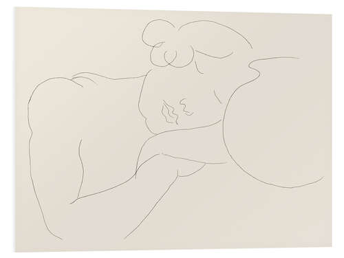 Bilde på skumplate Young woman sleeping next to a jar, 1929