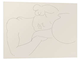 Bilde på skumplate Young woman sleeping next to a jar, 1929