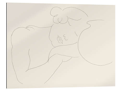 Quadro em plexi-alumínio Young woman sleeping next to a jar, 1929