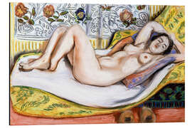 Alubild Akt auf einem gelben Sofa, 1924 - Henri Matisse