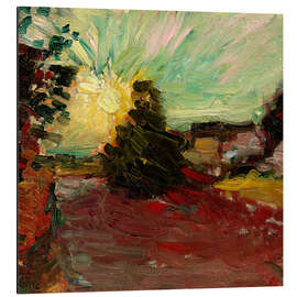 Magnettafel Sonnenuntergang auf Korsika, 1898