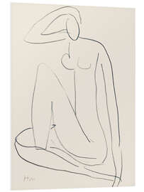 PVC-taulu Seated Female Figure, 1952