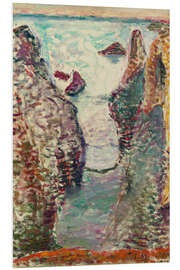 Hartschaumbild Falaises, Belle-Île, 1897