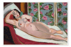 Obraz Naked on a Chaise Longue, 1923 - Henri Matisse