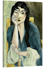 Tableau en aluminium Méditation (Portrait de Lorette), 1916 - Henri Matisse