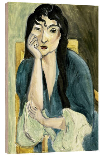Wood print Meditation (Portrait of Lorette), 1916