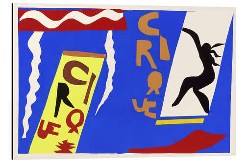 Tableau en aluminium Le Cirque, Jazz, 1947 II