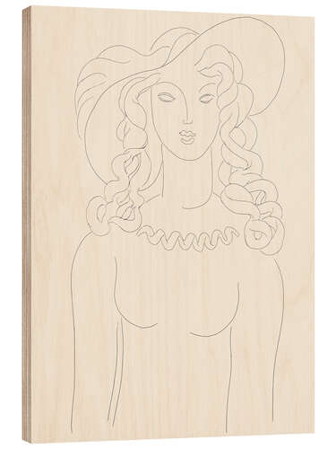 Wood print Apparition, Poésies, 1932