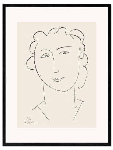 Framed art print Marguerite V, 1945
