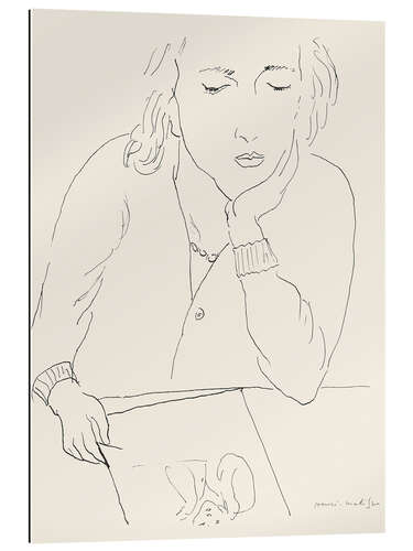 Galleriprint Reading Woman