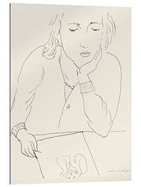 Cuadro de plexi-alu Reading Woman