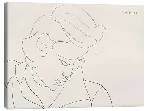 Tableau sur toile Head of a Woman, 1946