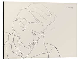 Magnettafel Kopf einer Frau, 1946