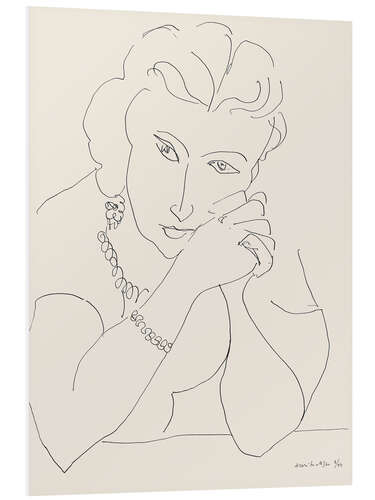 Foam board print Portrait of a Woman, 1944