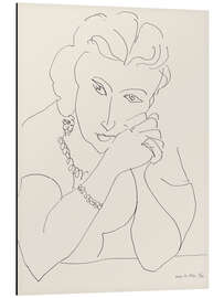 Magnettafel Bildnis einer Frau, 1944