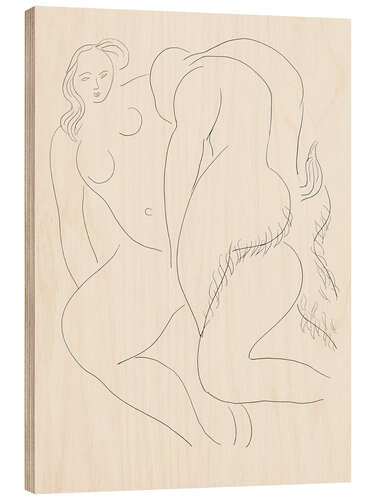 Tableau en bois Poésies, 1932 V