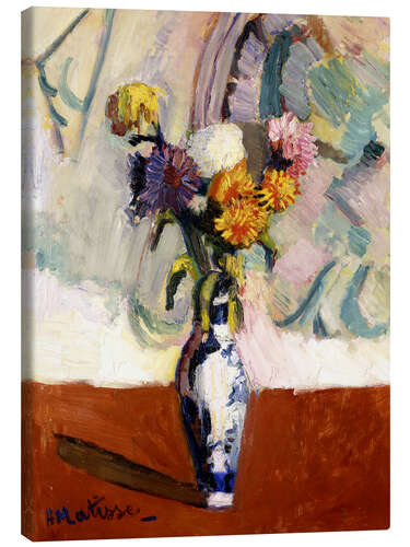 Quadro em tela Chrysanthemums in a Chinese Vase, 1902