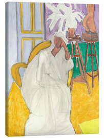 Canvas print Seated Figure and Greek Torso, 1939 - Henri Matisse